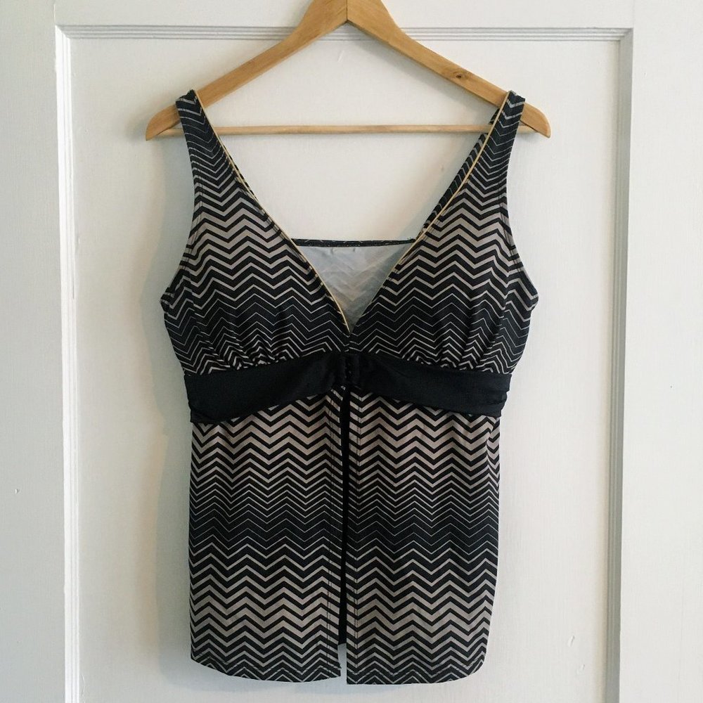 Jones New York tankini swim top, 14
